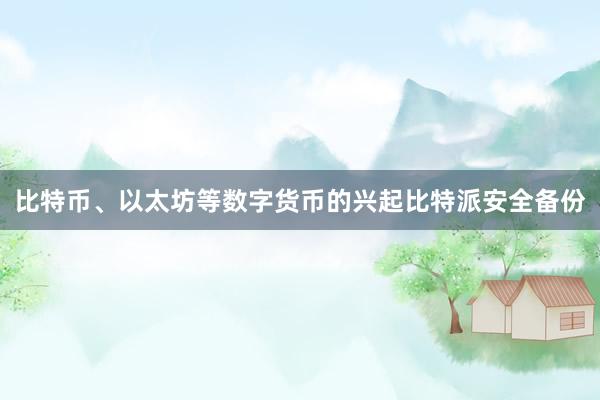 比特币、以太坊等数字货币的兴起比特派安全备份